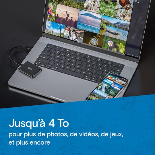 Crucial X9 2TB PORTABLE SSD - USB 3.2 Gen 2 (CT2000X9SSD9) - Achat / Vente Disque SSD externe sur Cybertek.fr - 3
