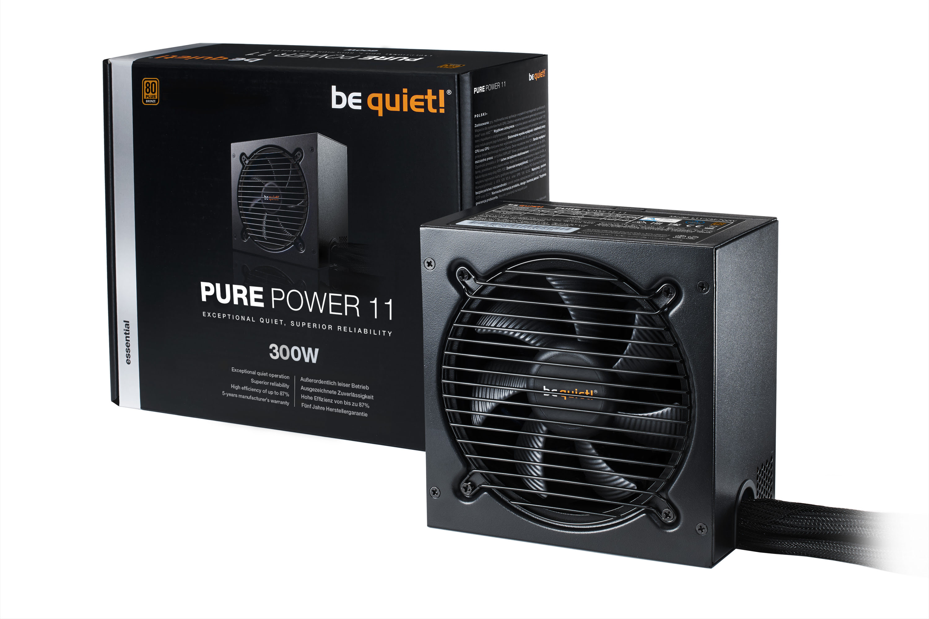 be quiet! BN290 (Pure Power 11 300W  80+ Bronze) - Alimentation - 1