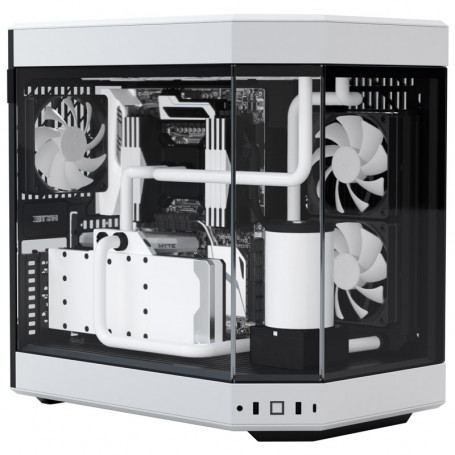 Hyte Pack Y60 Blanc/noir + LT720 Blanc 360mm Noir - Boîtier PC - 1