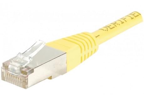 Connectique réseau Cybertek Patch RJ45 cat6 FTP 15cm Jaune