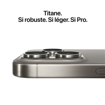 Apple iPhone 15 Pro 1To - Titane Naturel - Téléphonie Apple - 5
