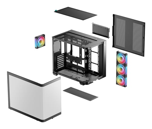 Deepcool CG530U 4F Noir Noir - Boîtier PC Deepcool - Cybertek.fr - 7