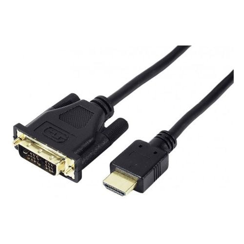 Câble DVI-D - HDMI 5m - Connectique PC - Cybertek.fr - 0