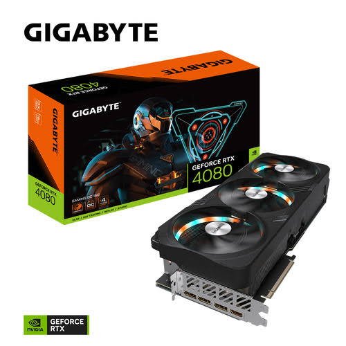 image produit Gigabyte GeForce RTX 4080 16GB GAMING OC Cybertek