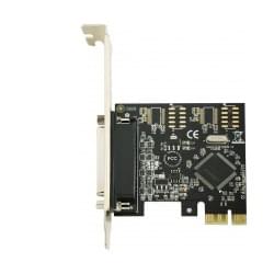 PCI-E 1x -  1 port Parallele - Carte contrôleur Cybertek - 0