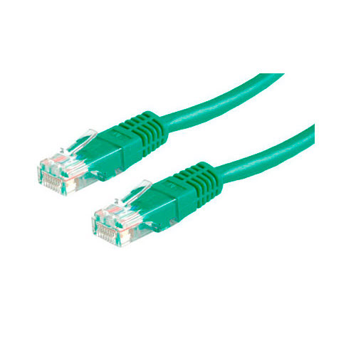 Cordon Cat 6, 4P Moule 1.00 m FTP Vert  - Connectique réseau - 0