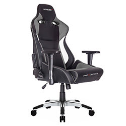 AKRacing Master Pro Gris - Noir/Gris/Simili Cuir/4D