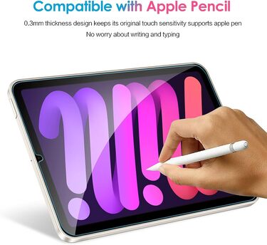 Pack de 2 Verre Trempé pour iPad Mini 6 8.3 Pouces - 1