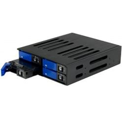 Backplane 4x2.5" SATA/SAS Dual Channel - Tiroir extractible - 0