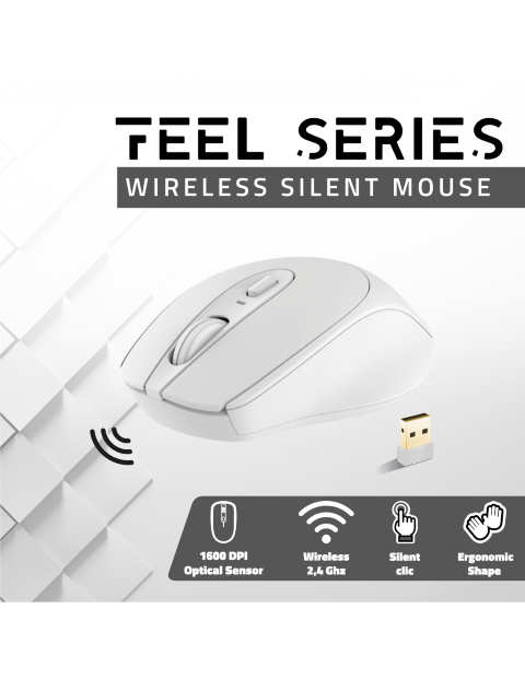 Advance Feel Wireless Blanche - Souris PC Advance - Cybertek.fr - 2