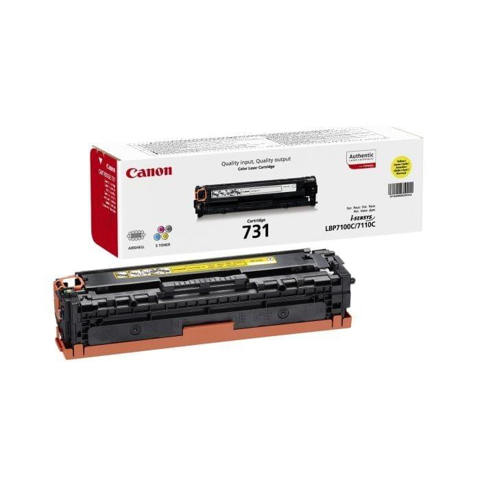 Toner Jaune 731 Y 6269B002 pour imprimante Laser Canon - 0