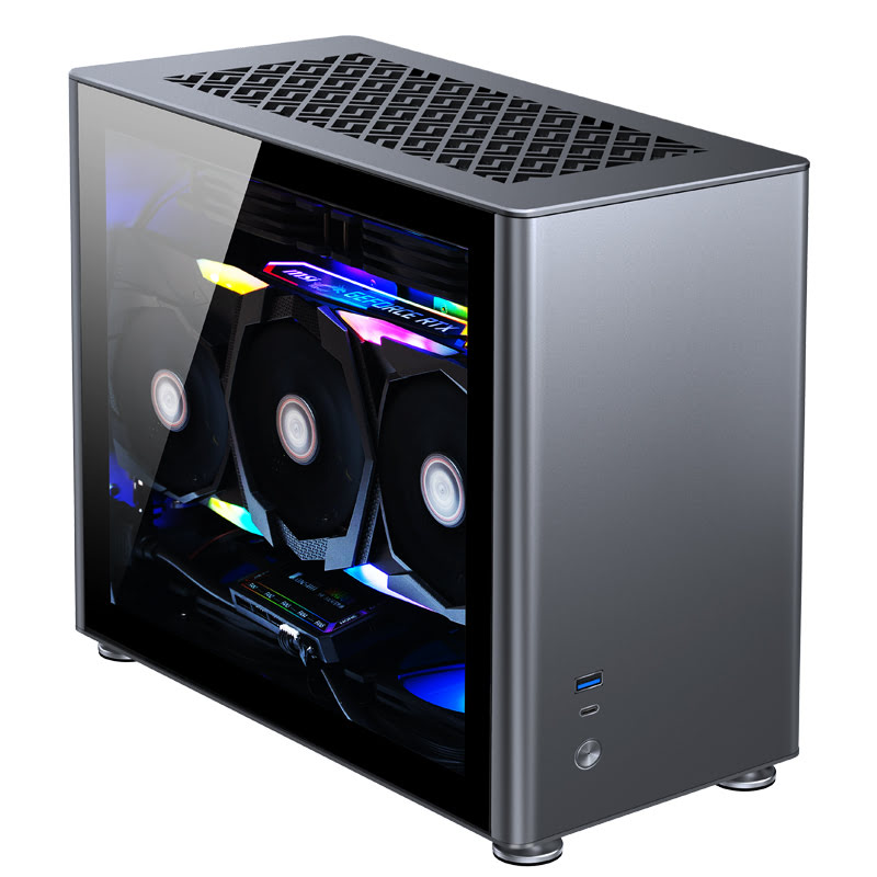 Jonsbo A4 Grey Gris - Boîtier PC Jonsbo - Cybertek.fr - 0