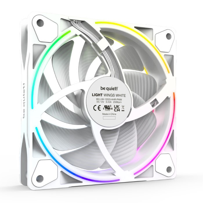 Ventilateur RGB Ventilateur PC Set de 3 - Ventilateur de boîtier 120 mm 6  broches à