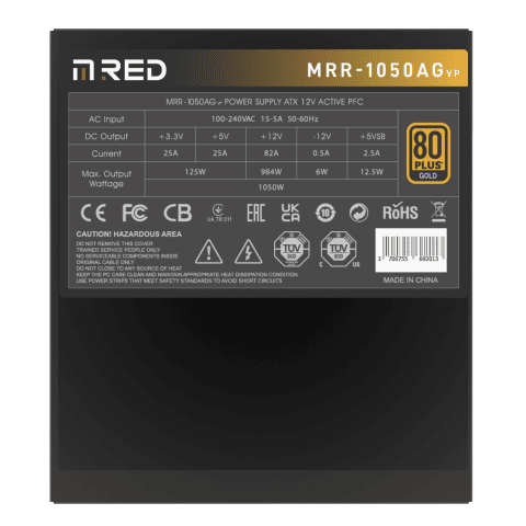 M.RED MRR-1050AG VP2 Noir (1050W) - Alimentation M.RED - 4