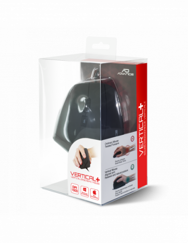 Advance Vertical Plus Black - Souris PC Advance - Cybertek.fr - 6