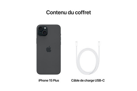 Apple iPhone 15 Plus 128Go - Black - Téléphonie Apple - 2