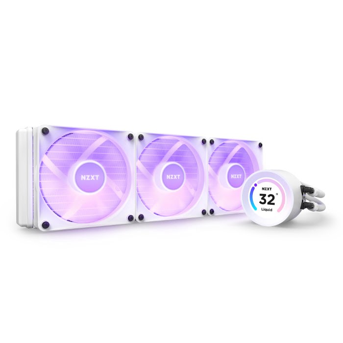 NZXT Kraken Elite Blanc RGB 360mm - Watercooling NZXT - 0