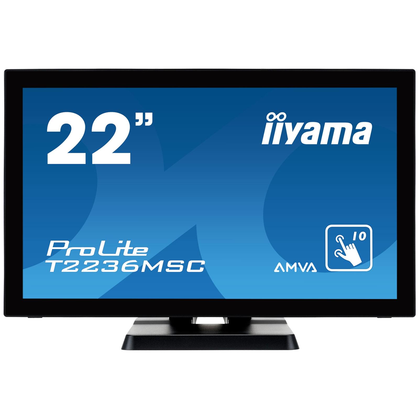 Iiyama 22 pouces  T2236MSC-B2 - Ecran PC Iiyama - Cybertek.fr - 0