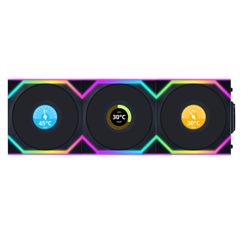 Lian-Li UNI FAN SL LCD ARGB REVERSE 120mm - Ventilateur boîtier - 0