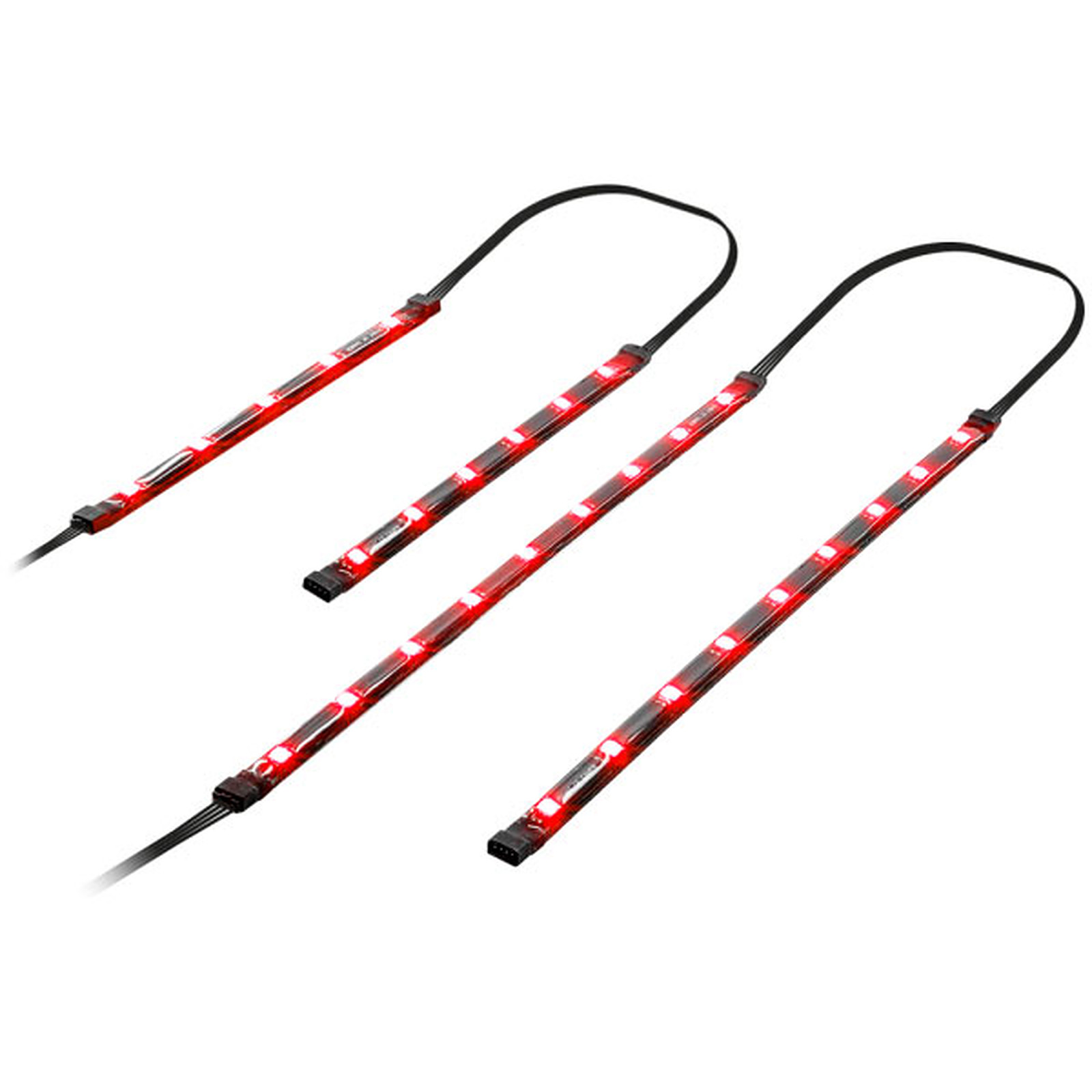 Spirit Of Gamer Kit 4 barres LEDS rouges magnétiques - Accessoire boîtier - 0