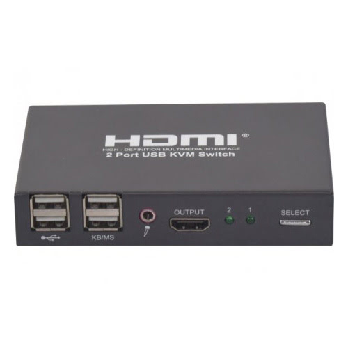 Commutateur et splitter Cybertek Commutateur HDMI 1.4 - 2 entrées/1 sortie