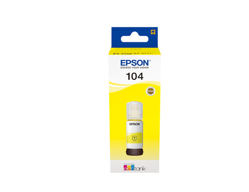Consommable imprimante Epson Bouteille 104 EcoTank Jaune