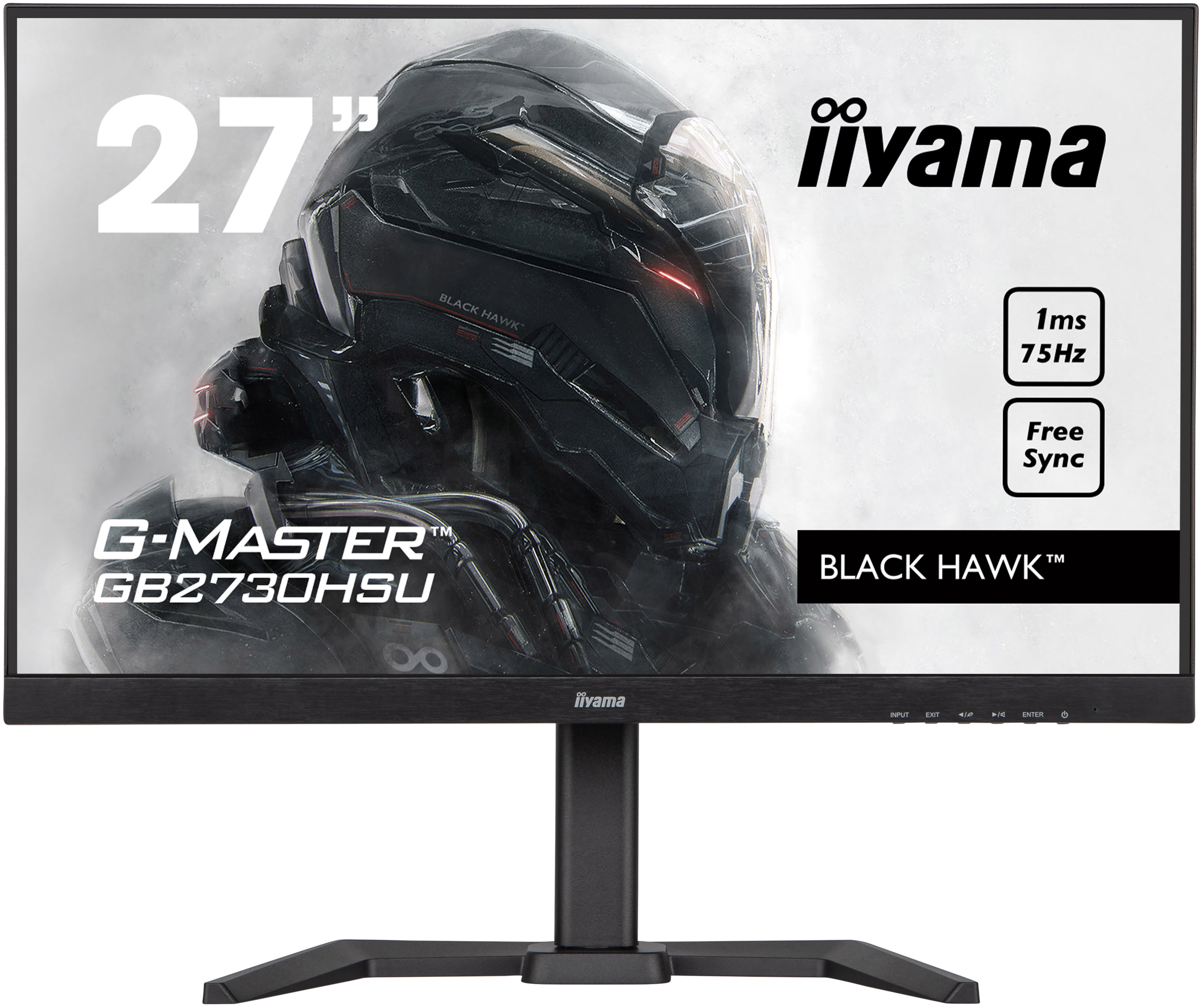 Iiyama 27"  GB2730HSU-B5 - Ecran PC Iiyama - Cybertek.fr - 0