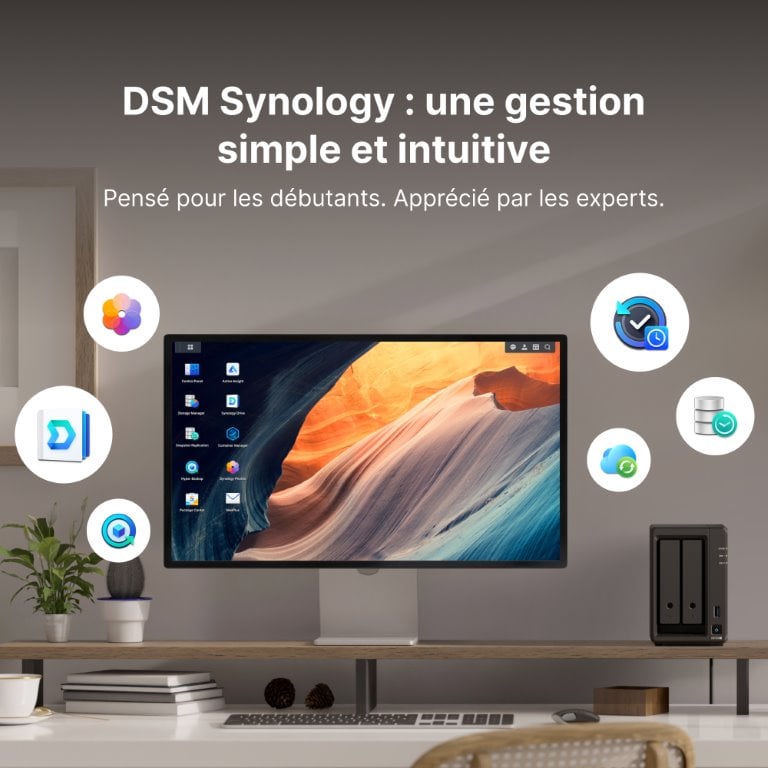 Synology DS725+ - 2 baies - Serveur NAS Synology - Cybertek.fr - 10