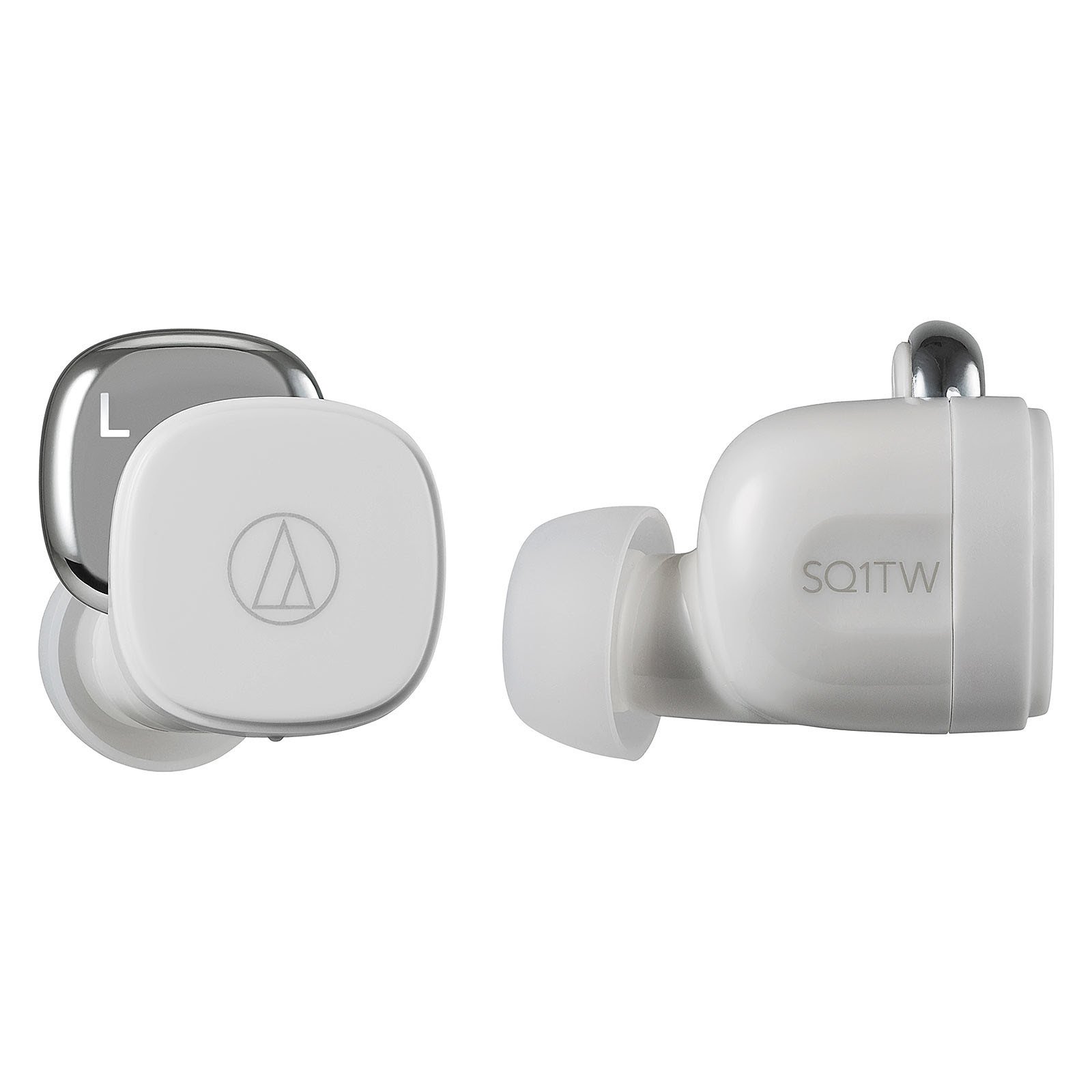 Audio-Technica ATH-SQ1TWWH Sans Fil Stereo Blanc - Micro-casque - 0