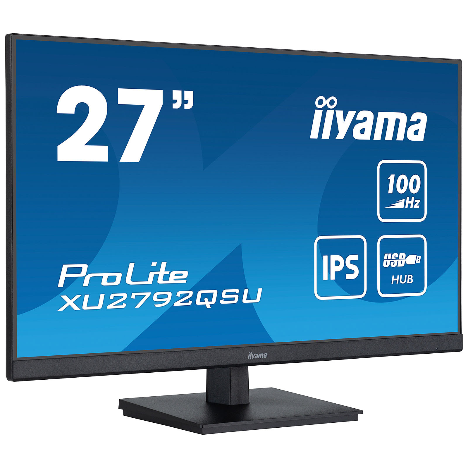 Iiyama 27"  XU2792QSU-B6 - Ecran PC Iiyama - Cybertek.fr - 1