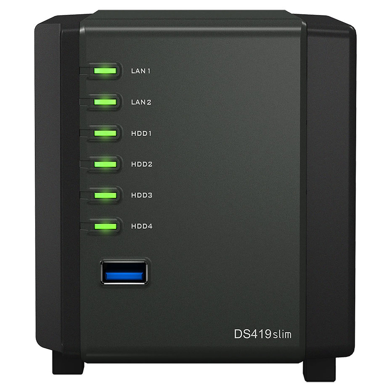 Synology DS419Slim - 4 HDD 2.5" - Serveur NAS Synology - 2