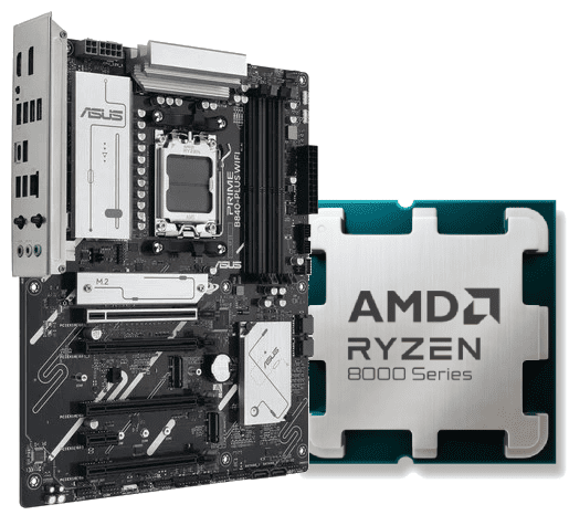 PRIME B840-PLUS WIFI + Ryzen 5 8400F tray - Cybertek.fr - 0