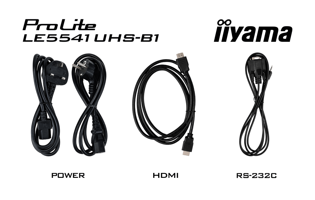 Iiyama LE5541UHS-B1 (LE5541UHS-B1) - Achat / Vente Affichage dynamique sur Cybertek.fr - 1