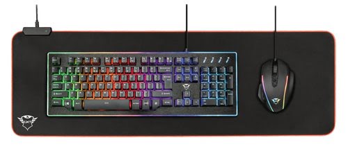 Trust Glide Flex - Noir/RGB/XXL - Tapis de souris Trust - 1