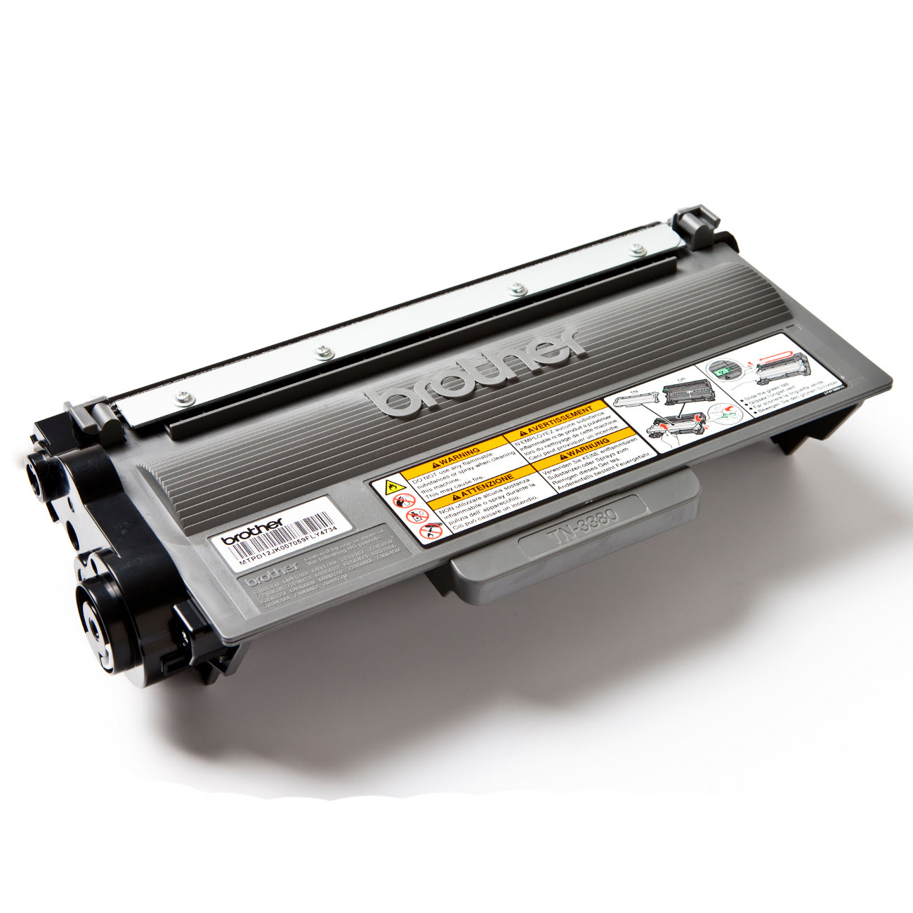 Toner Noir 12K Pages - TN-3390 pour imprimante Laser Brother - 0