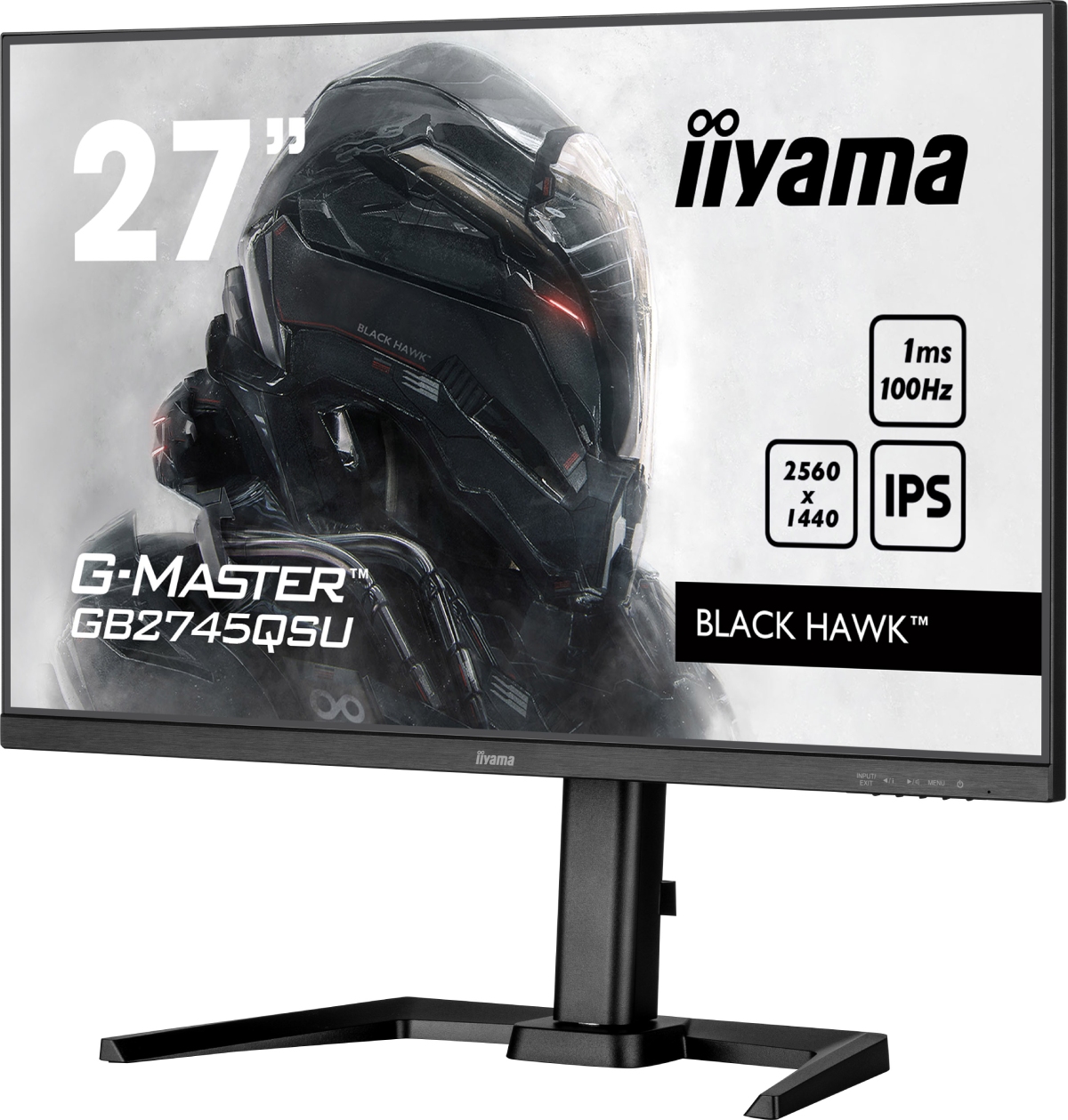 Iiyama 27"  GB2745QSU-B1 - Ecran PC Iiyama - Cybertek.fr - 3