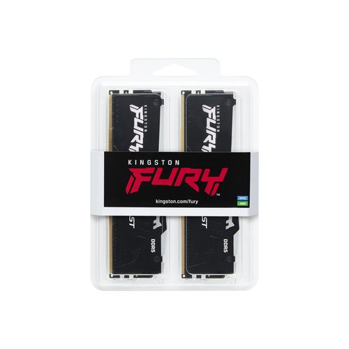 Kingston Fury Beast RGB 32Go  (2x16Go) DDR5 5600Mhz - Mémoire PC Kingston sur Cybertek.fr - 1
