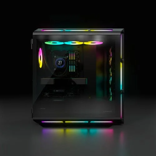 Corsair iCUE 5000T RGB Tempered Black Transparent - Boîtier PC - 4