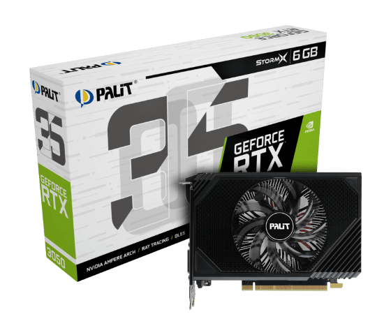 Palit GeForce RTX 3050 6Go StormX  - Carte graphique Palit - 0