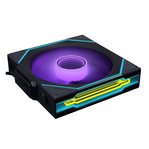 Lian-Li UNI FAN SL-INF Ss fil ARGB PWM Reverse Blade-Noir - Ventilateur boîtier - 0