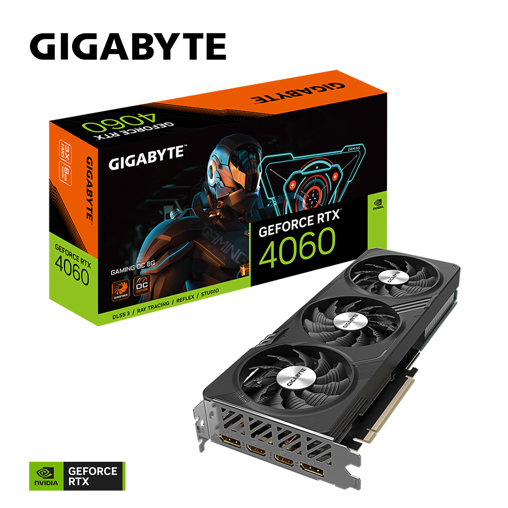 Gigabyte GeForce RTX­­ 4060 GAMING OC 8G - Carte graphique - 0