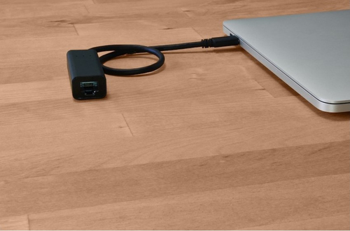Adaptateur USB-C vers RJ45/0,15m/Noir - Connectique réseau - 3