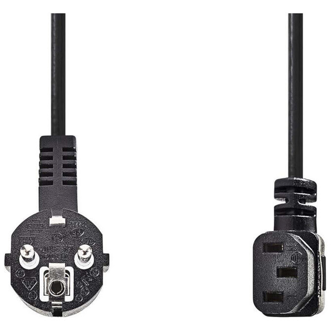 Câble d'alimentation - IEC C13 - Noir - 2m - Connectique PC - 1