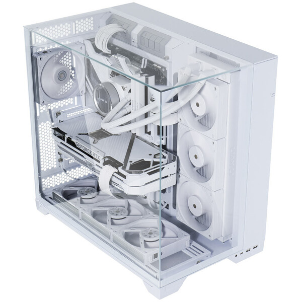 Lian-Li O11 Vision Mid-Tower/ verre trempé Blanc - Boîtier PC - 3