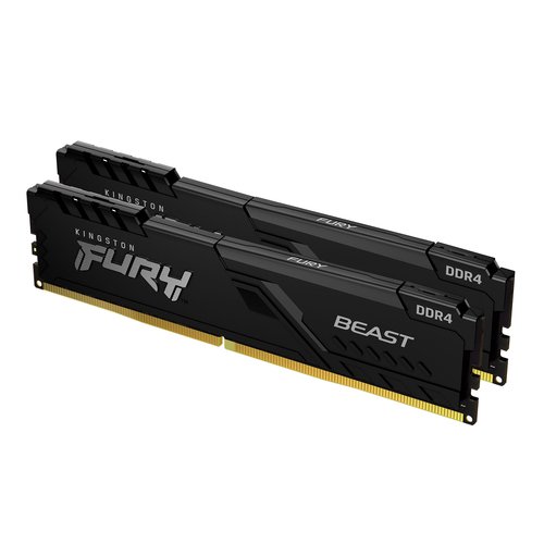 image produit Kingston Fury Beast 64Go (2x32Go) DDR4 3200MHz Cybertek