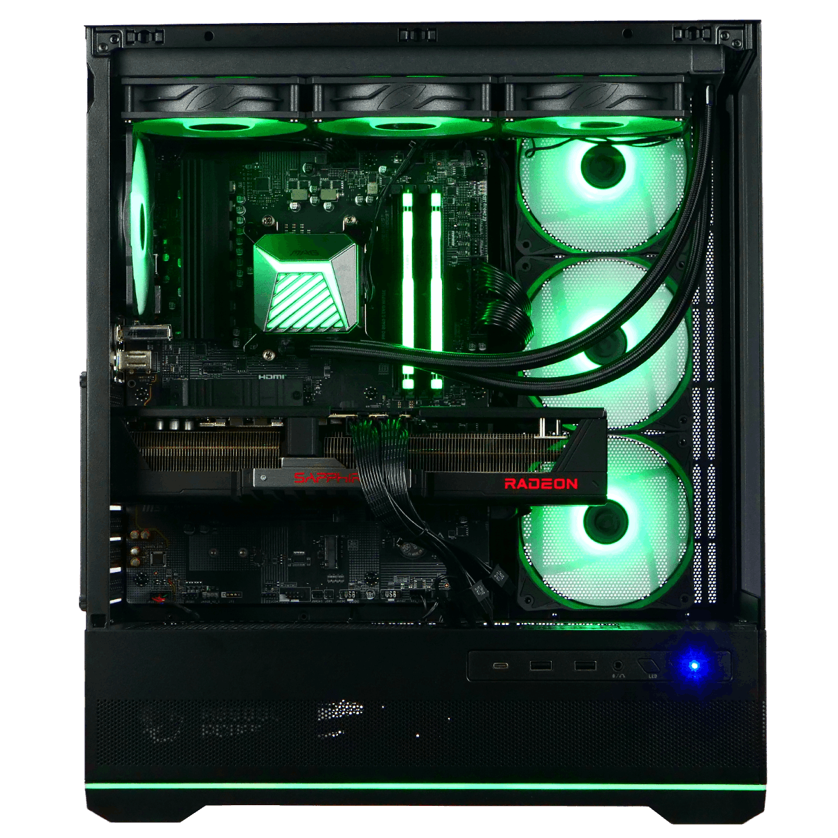 Cybertek MONSTER - R7-7800X3D/9070XT/32Go/1To (PCG-10603071) - Achat / Vente PC Fixe sur Cybertek.fr - 1