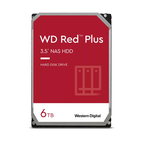 image produit WD Red Plus 6To WD60EFPX Cybertek