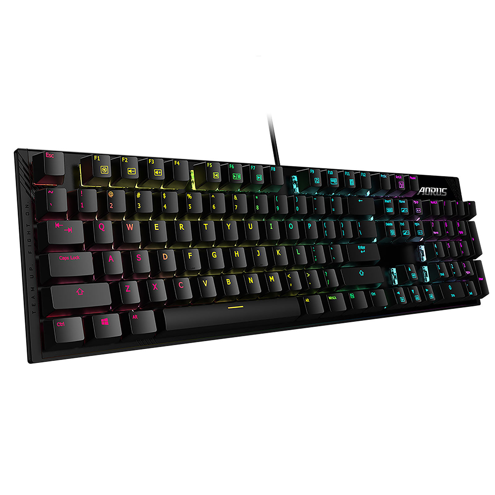 Gigabyte AORUS K1 (Cherry MX Rouge) - Clavier PC Gigabyte - 0