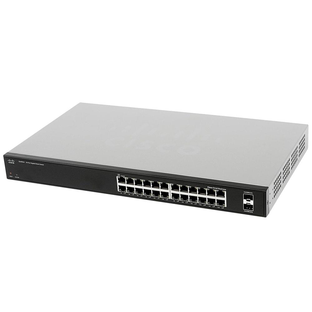 Switch Cisco 24 ports 10/100/1000 + 2xSFP POE - SG200-26P - 0
