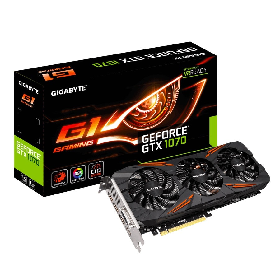 Gigabyte GTX1070 G1 Gaming-8GD  - Carte graphique Gigabyte - 0